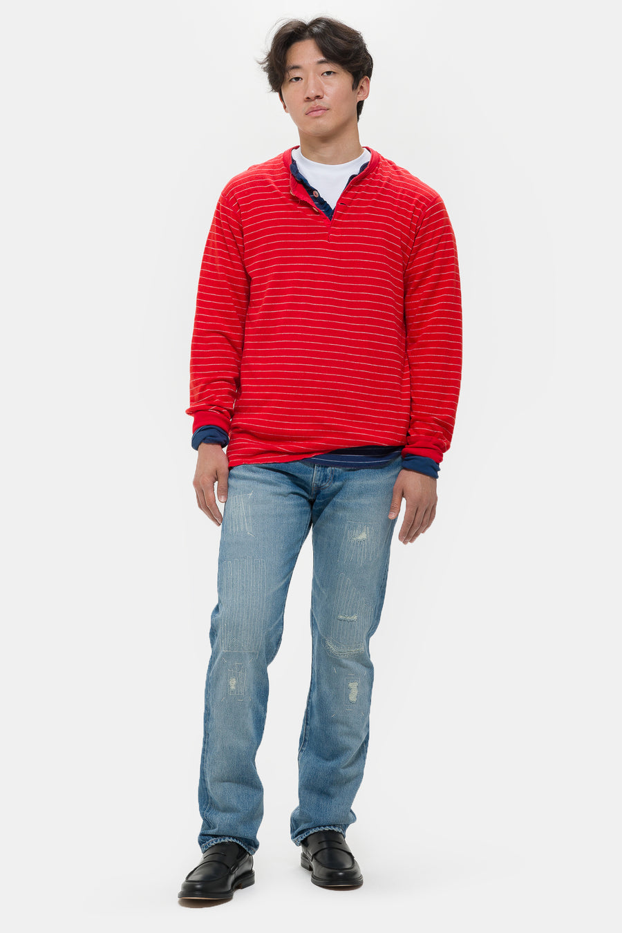 Levi's® Made in Japan 505 Regular Fit Jean in Explorer - Notre