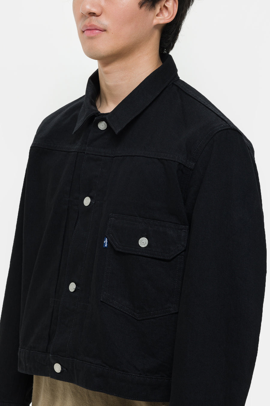 Levi's® Made in Japan Type I Denim Jacket in MOJ Greaser - Notre