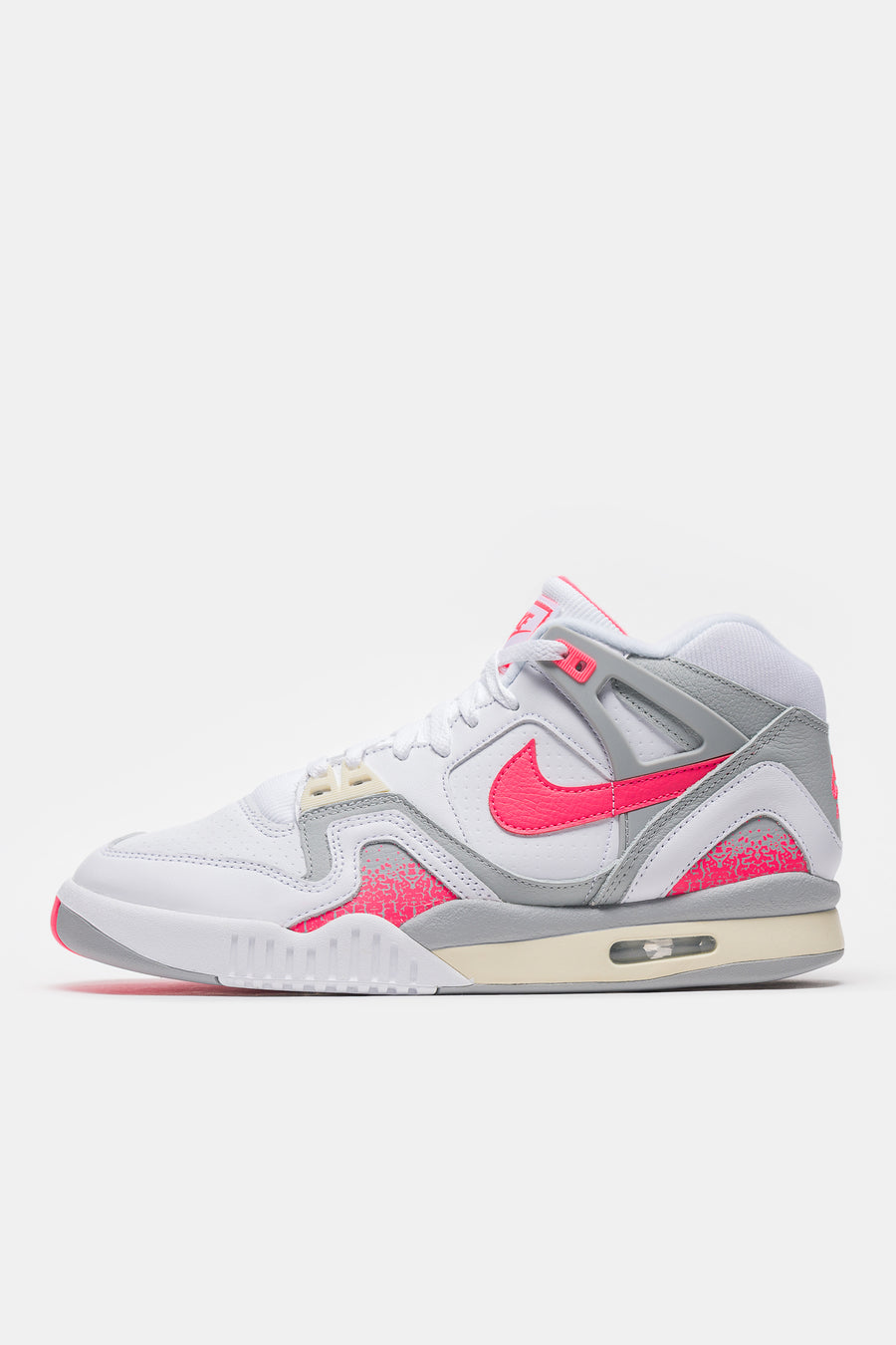 Nike Air Tech Challenge 2 Sneaker in White/Racer Pink/Light Smoke Grey - Notre