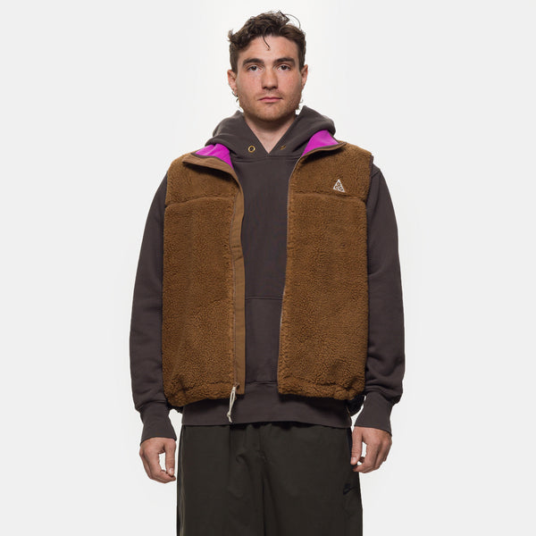 brown nike vest
