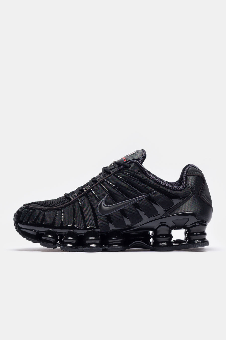 Nike Shox TL Sneaker in Black/Black/Metallic Hematite/Max Orange - Notre