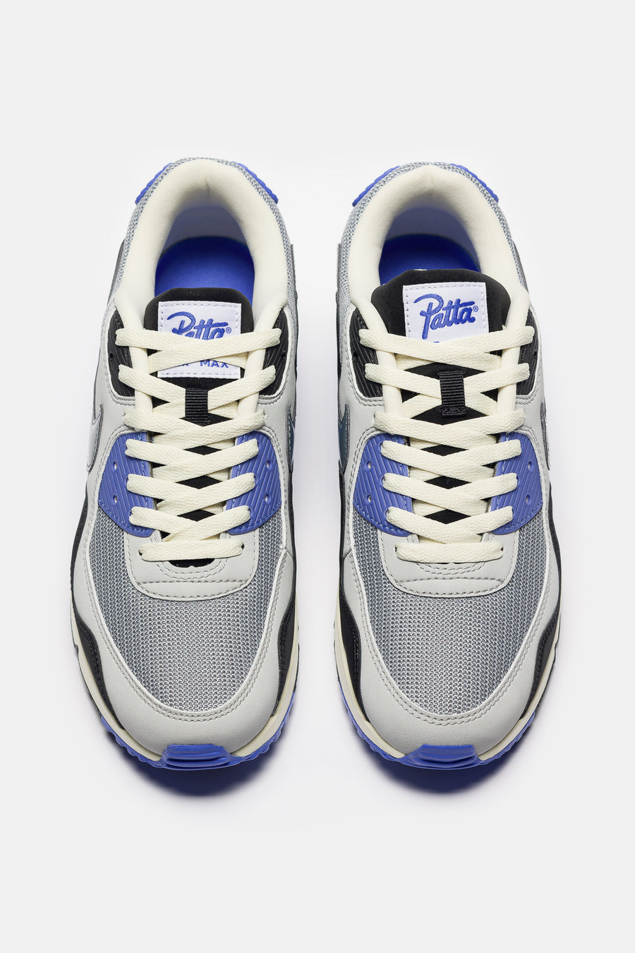 Nike Patta Air Max 90 SP Sneaker in Particle Grey/Neutral Grey/Sapphire - Notre