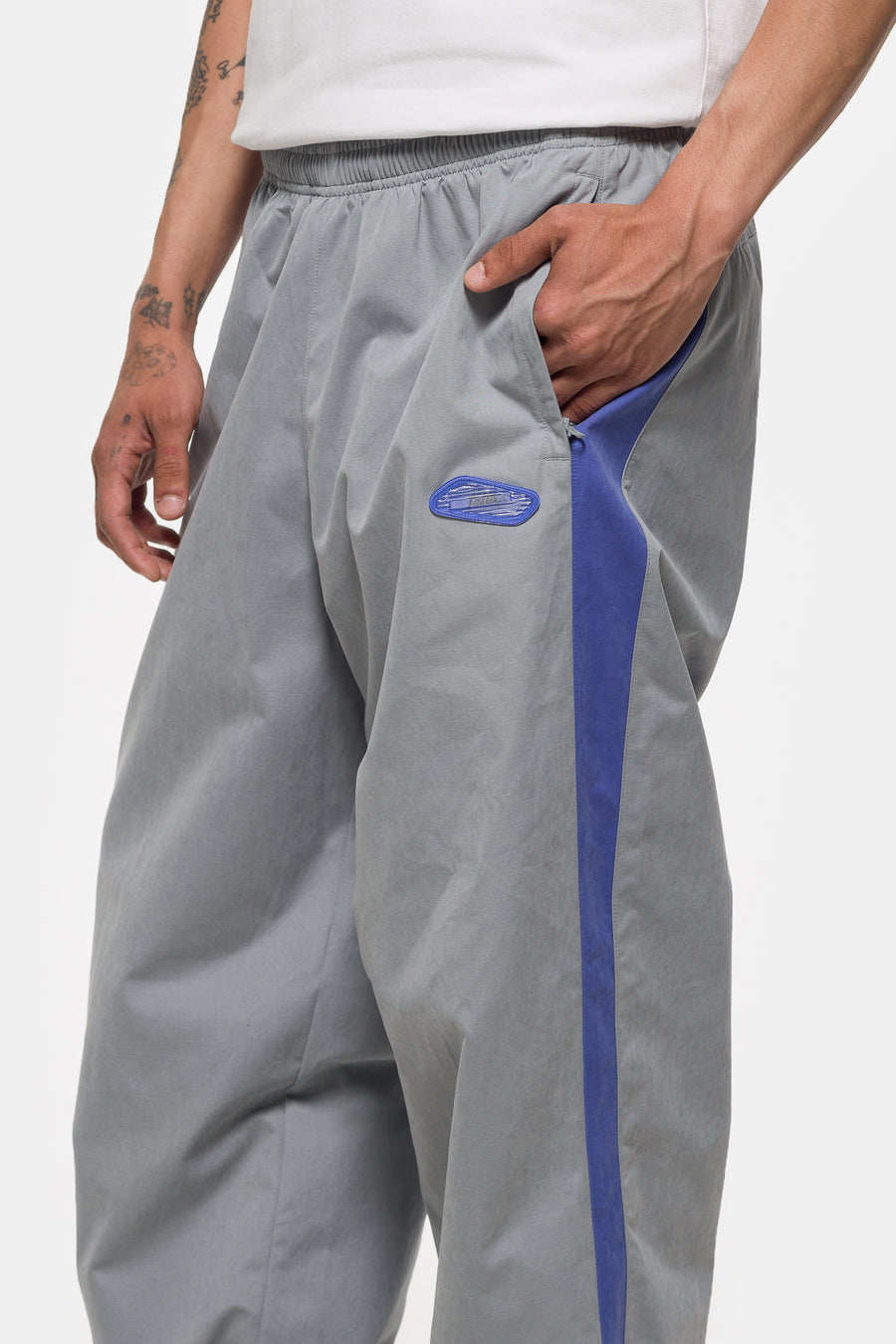 Nike Patta Track Pant in Particle Grey/Sapphire - Notre