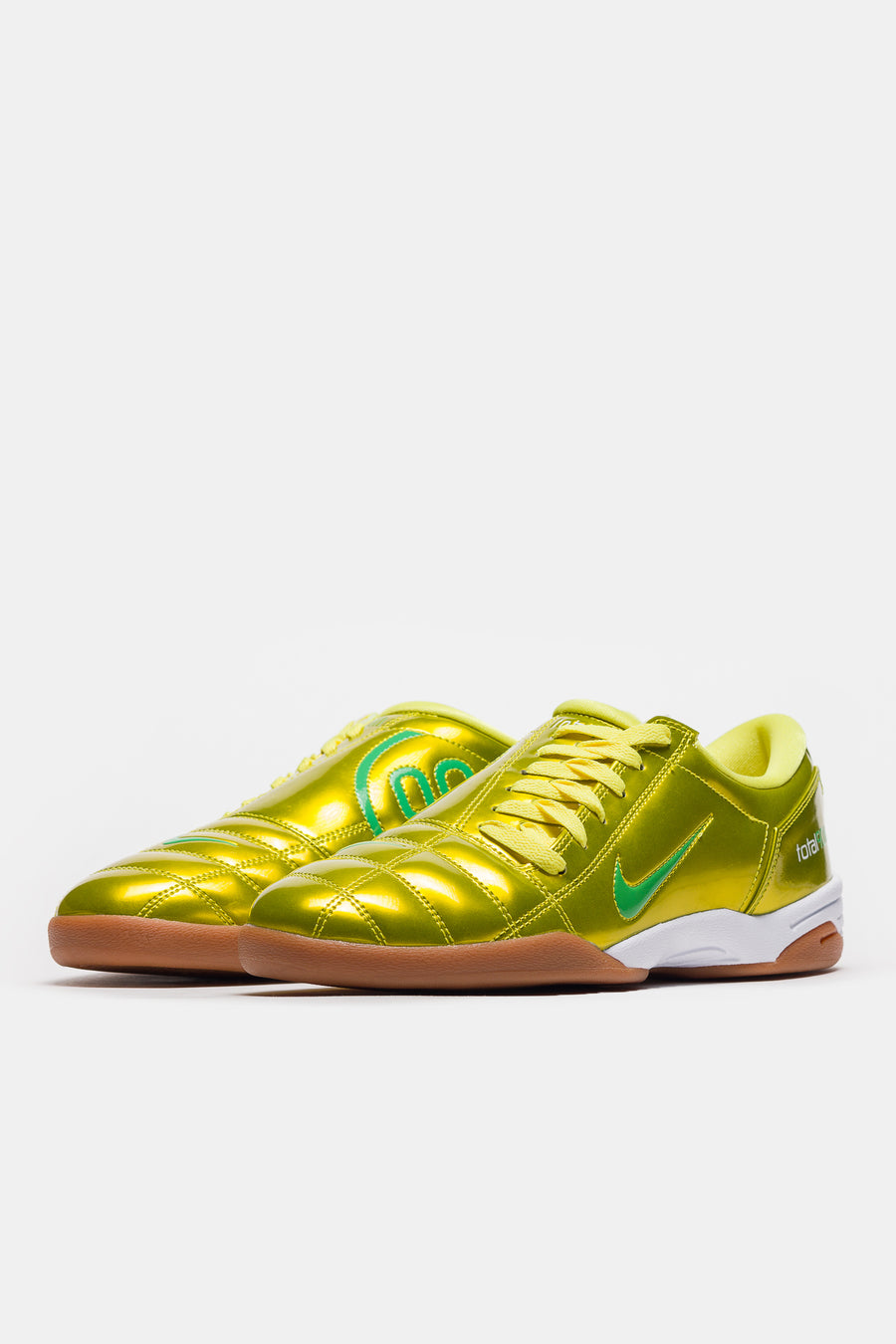 Nike T90 SP Sneaker in Dynamic Yellow/Green Spark/Gum Medium Brown - Notre