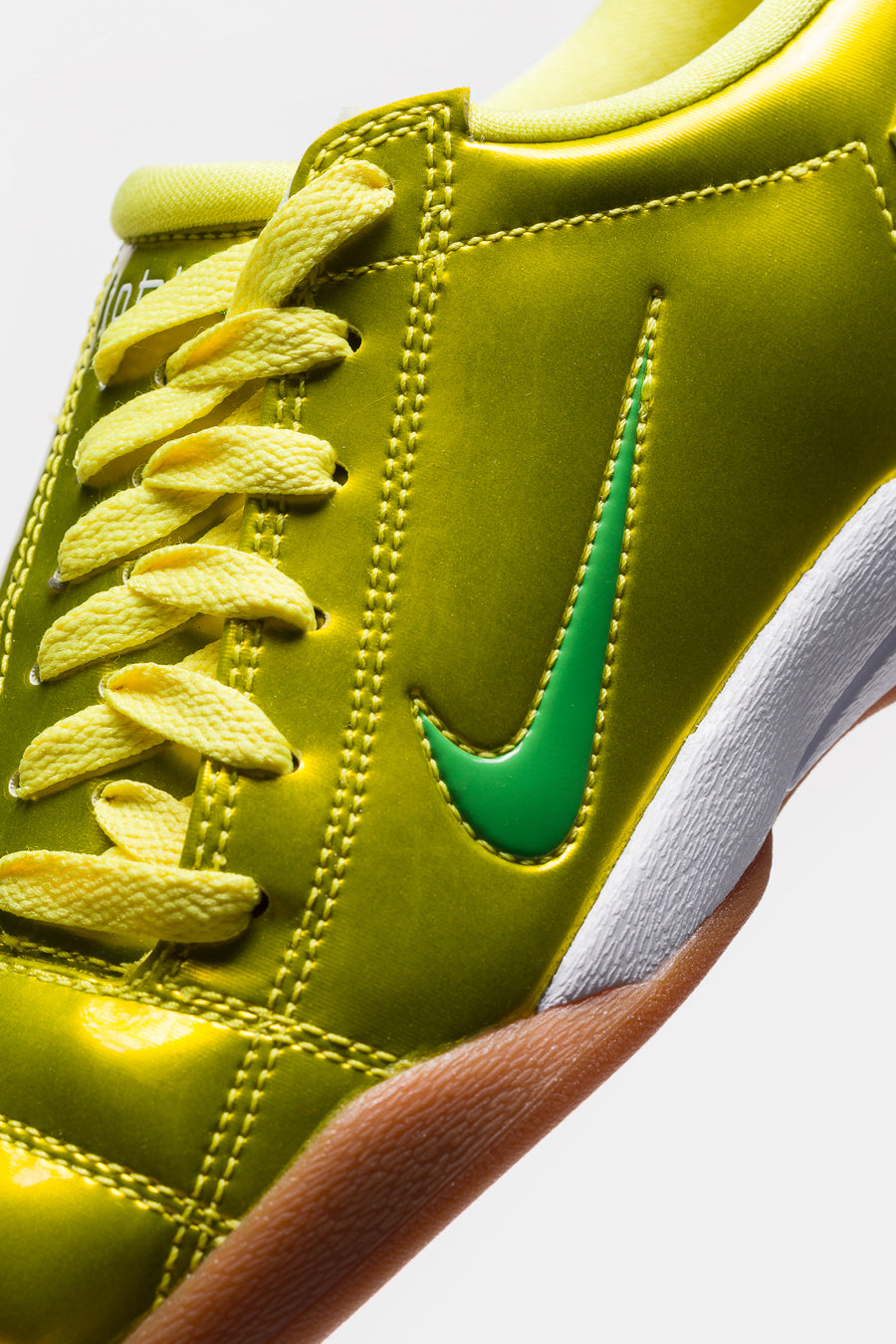 Nike T90 SP Sneaker in Dynamic Yellow/Green Spark/Gum Medium Brown - Notre
