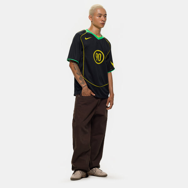 Total 90 Dri-FIT Soccer Jersey in Black/Green Spark/Opti