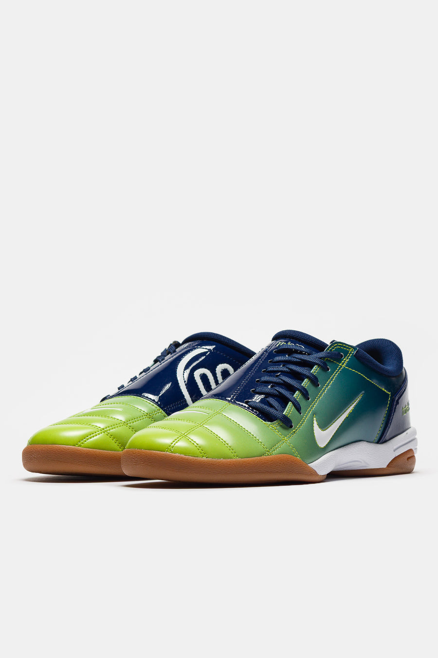 Total 90 Sneaker in Blue Void/White/Atomic Green