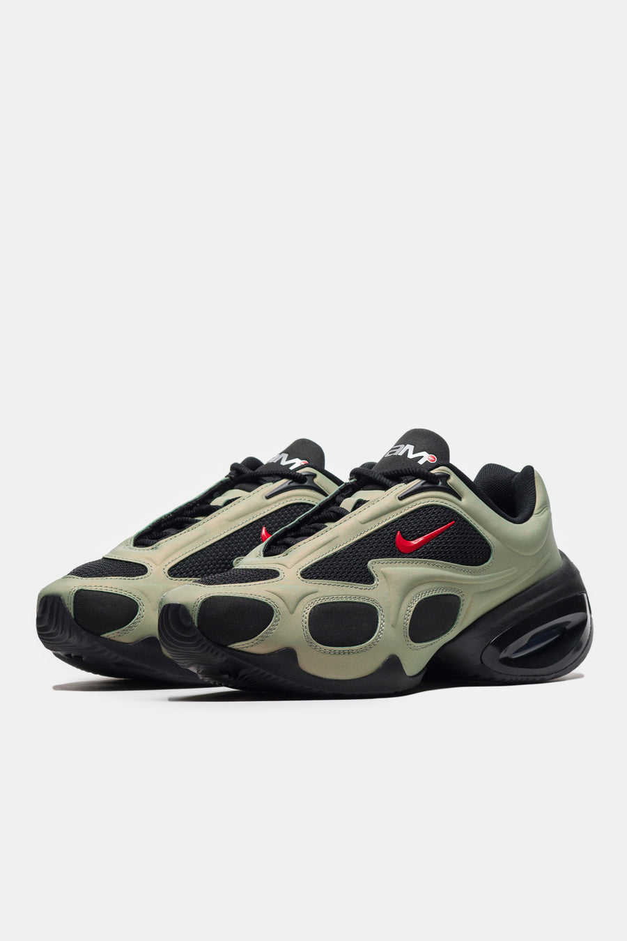 Nike Air Max Muse Sneaker in Black/University Red/Oil Green - Notre