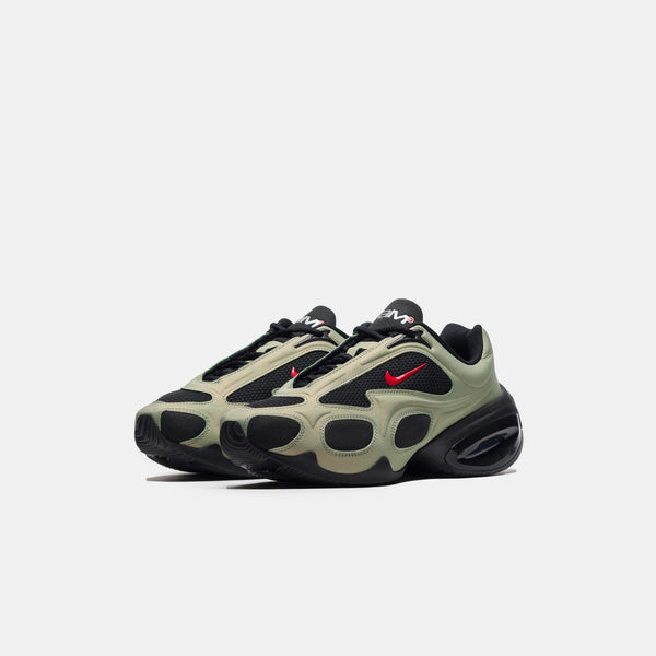 Air Max Muse Sneaker in Black/University Red/Oil Green - NIKE