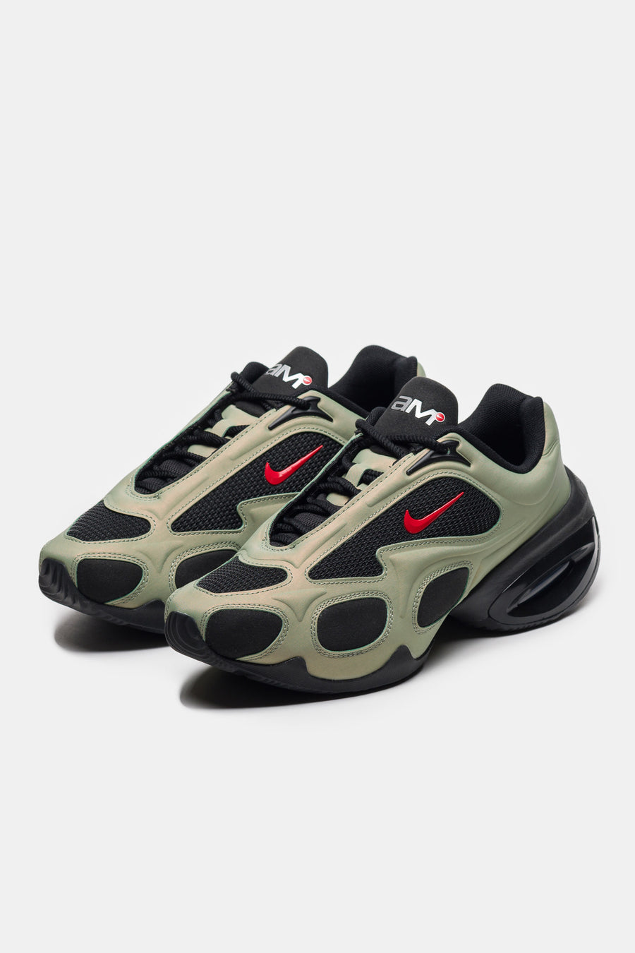 Nike Air Max Muse Sneaker in Black/University Red/Oil Green - Notre