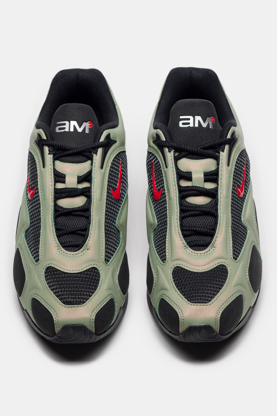 Nike Air Max Muse Sneaker in Black/University Red/Oil Green - Notre