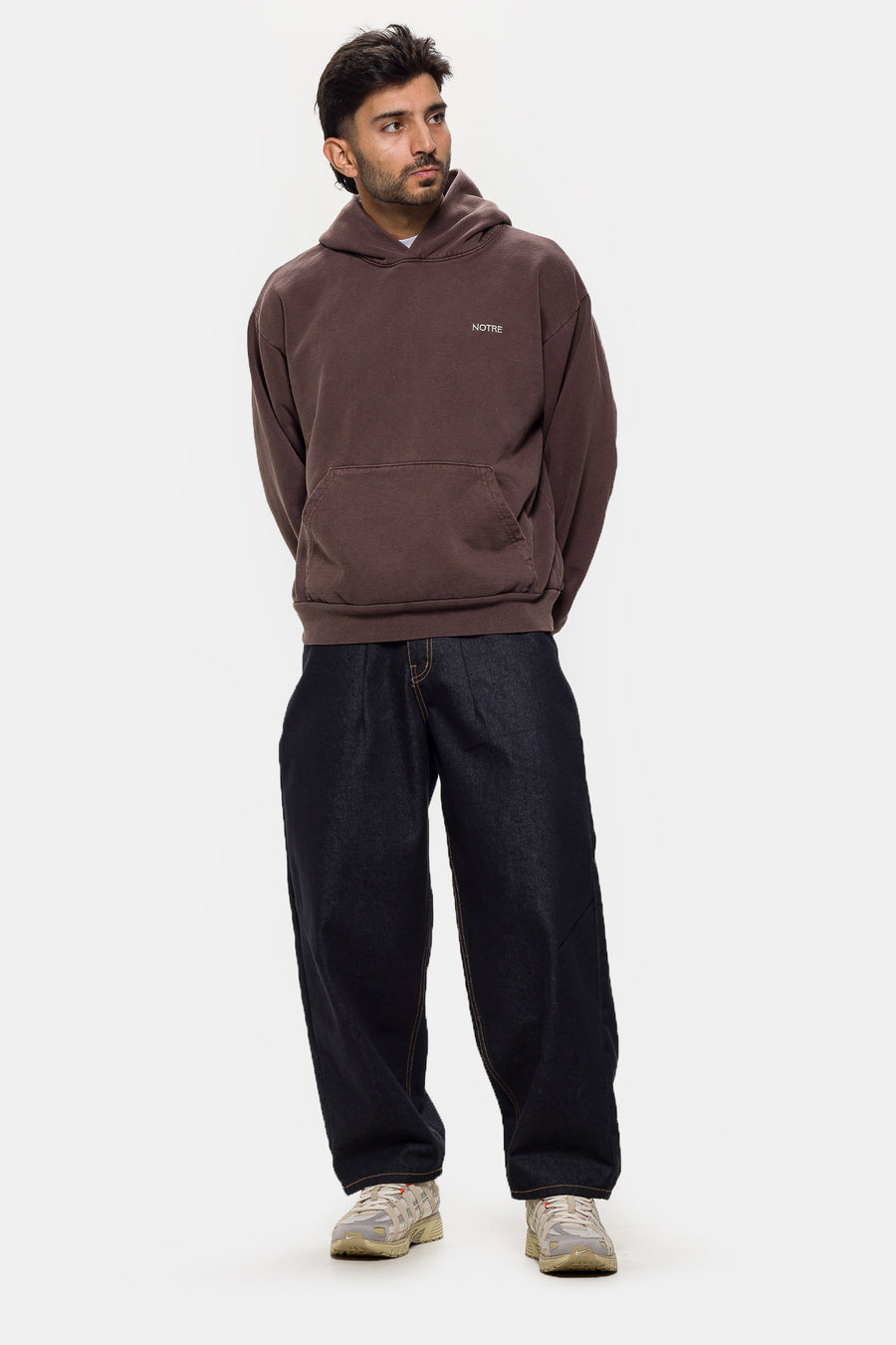 Notre Logo Hoodie in Clove