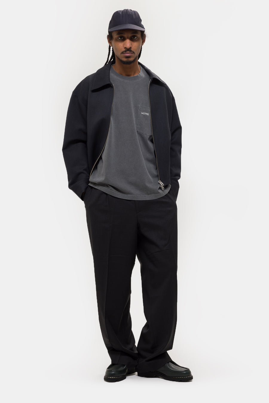 Notre Pocket T-Shirt in Ash - Notre