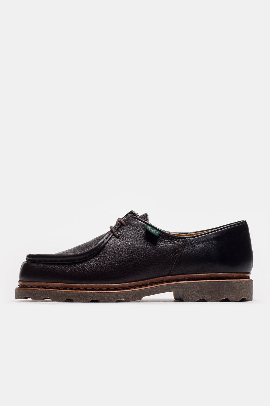 Paraboot Michael Moc Lace-Up Shoe in Brown Deer Leather - Notre