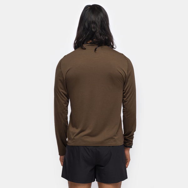 Lateral Peak LS T-Shirt in Slate Black