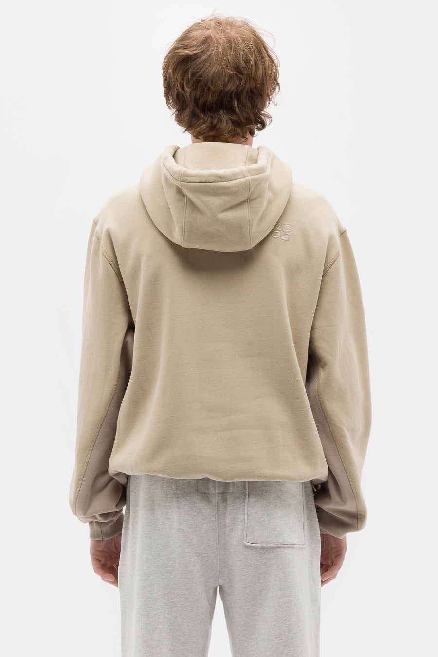 RC Outdoor Supply Stack Logo Embroidered Hoodie in Khaki - Notre