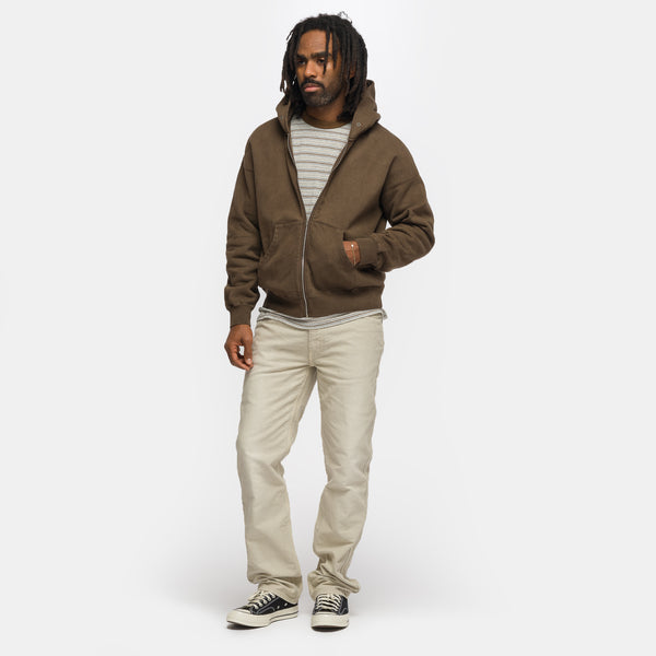 Jumbo SB Hoodie F.Z in Mud - Visvim