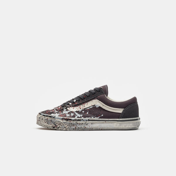 Vans LX Old Skool 36 Sneaker in Paint Splatter Charcoal Grey