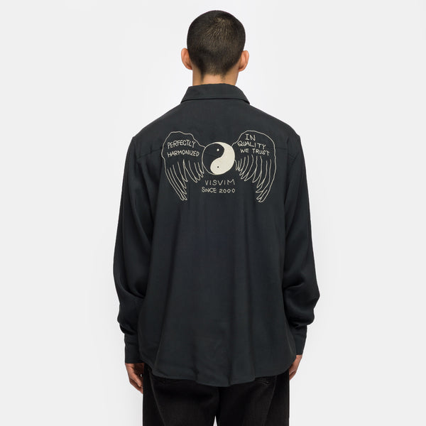 Four Corners Shirt in Black - VISVIM Four Corners Shirt in Black - VISVIM