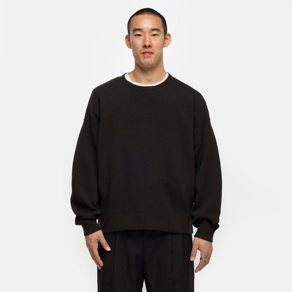 Jumbo SB Wool Blend Sweatshirt in Black - VISVIM