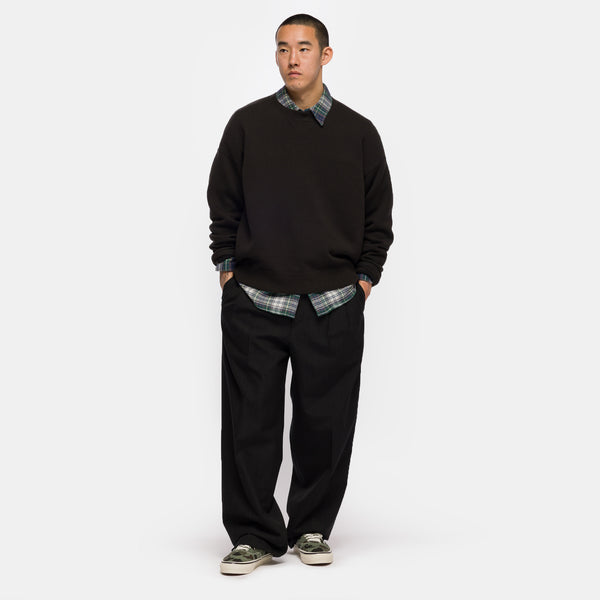 Jumbo SB Wool Blend Sweatshirt in Black - VISVIM