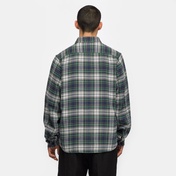 Larrikan Check Shirt in Green - VISVIM