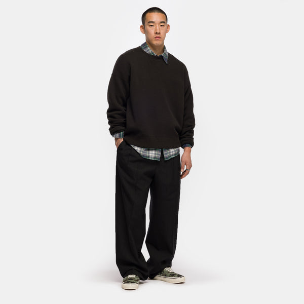 パンツ FW24 visvim RUSSO PANTS BLACK 2 Russo Pant in Santome Black - Visvim
