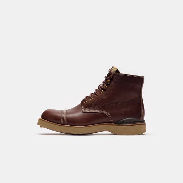 Virgil Cap-Folk Boot in Dark Brown – Visvim