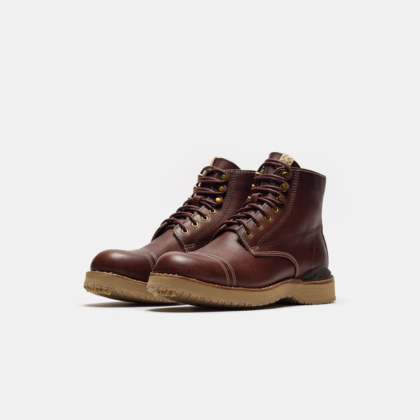 Virgil Cap-Folk Boot in Dark Brown – Visvim