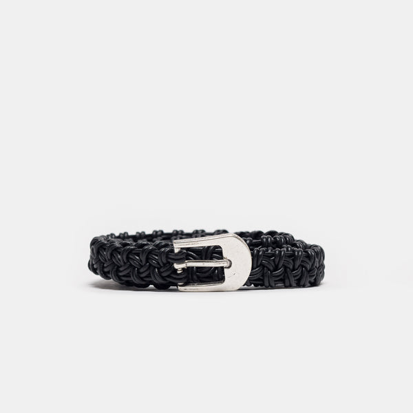 小物 mfpen 25SS Hand-Braided Leather Belt Hand-Braided Leather Belt in Black