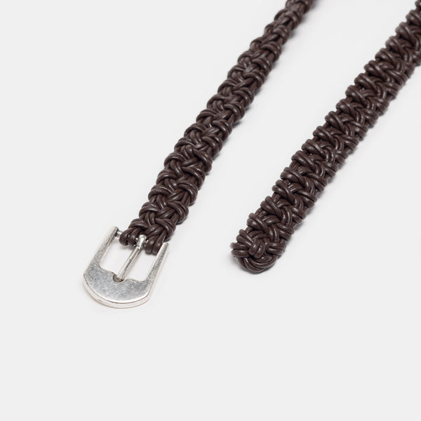 小物 mfpen 25SS Hand-Braided Leather Belt Braided Leather Belt in Black – L'ENSEMBLE