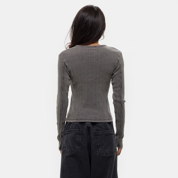 トップスその他 PARTIMENTO Ethnic pot long sleeve light melange gray PY-2418 Peixoto Angie Knit Linen-Blend Tunic | Saks Fifth Avenue