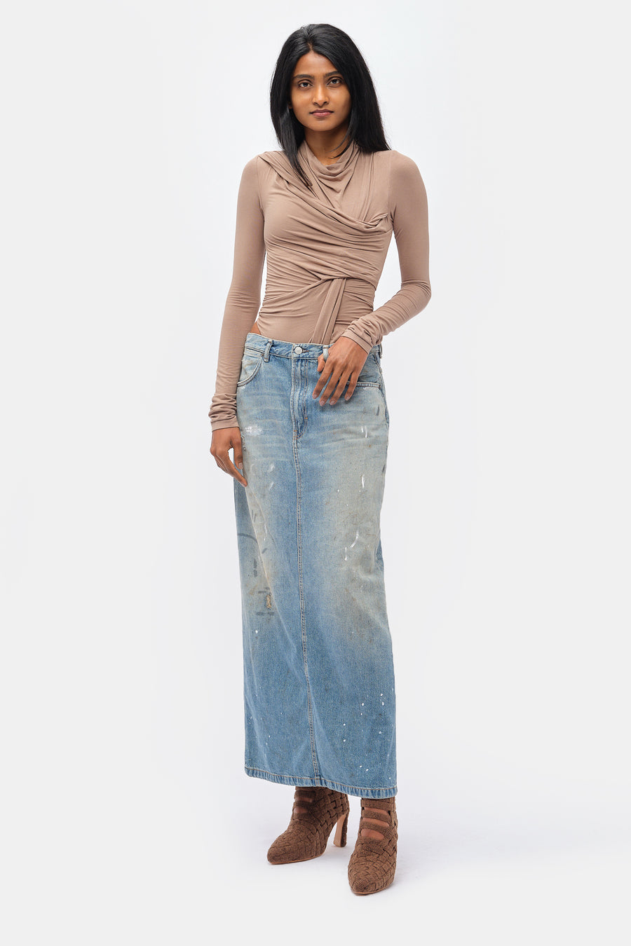 Acne Studios Denim Skirt in Blue - Notre