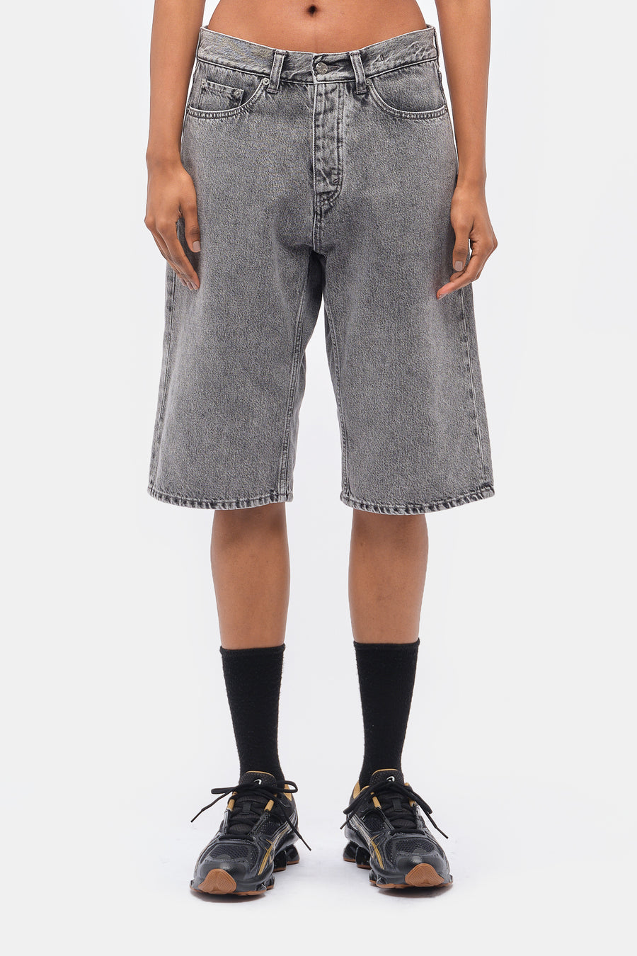 HOPE Criss Shorts in Mid Grey - Notre