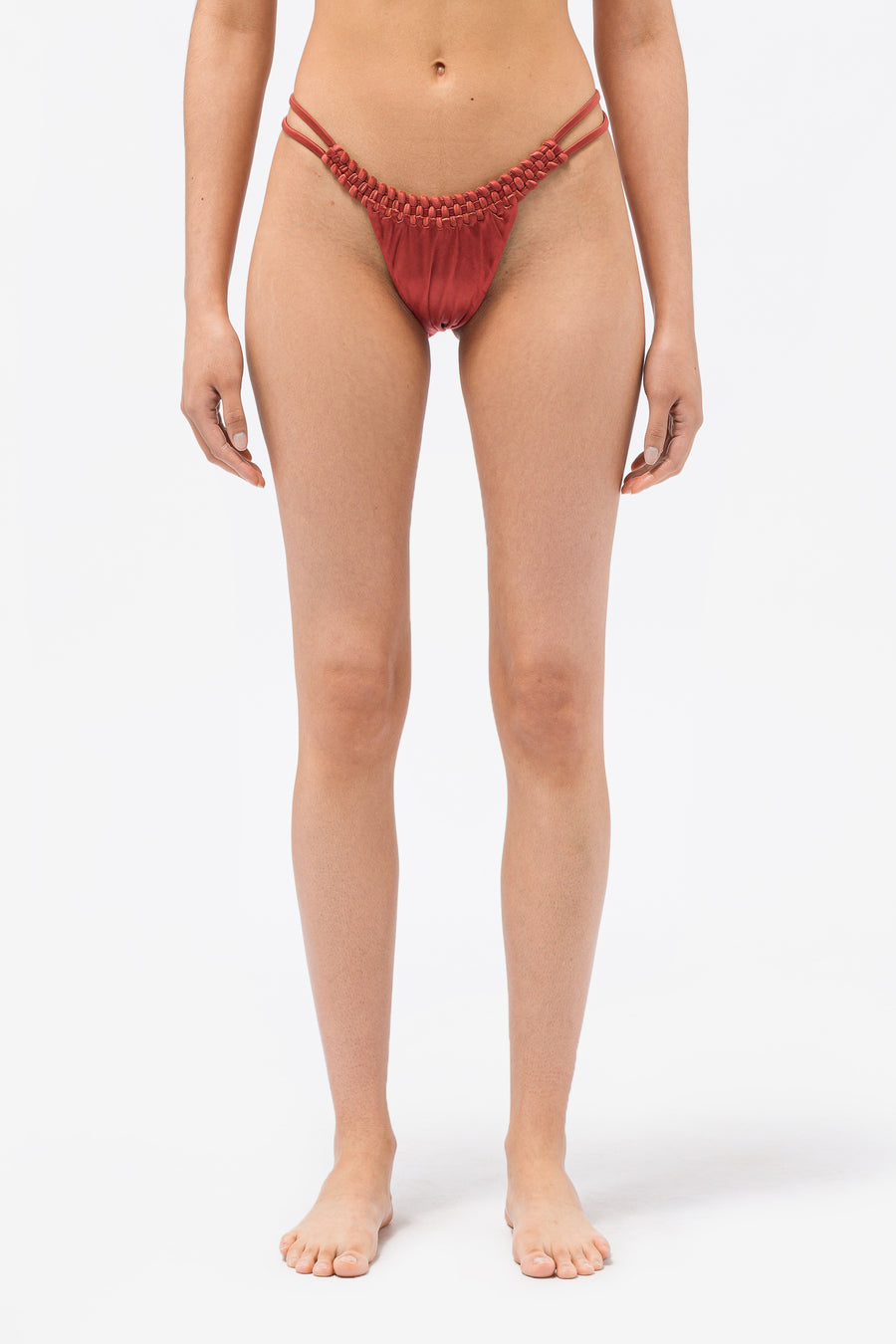 ISA BOULDER Weave Link Bottom in Cherry - Notre