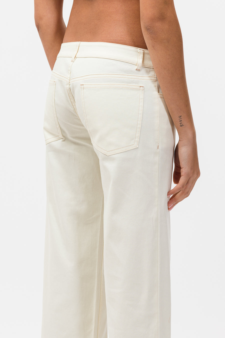 Miaou Atlas Pants in Creme - Notre