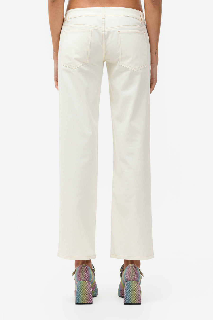 Miaou Atlas Pants in Creme - Notre