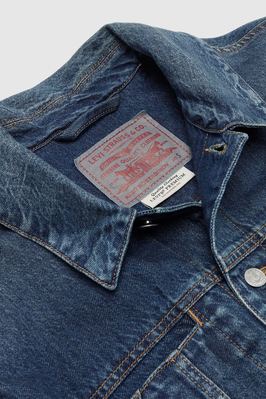 Kiko Kostadinov Denim Jacket in Medium Wash