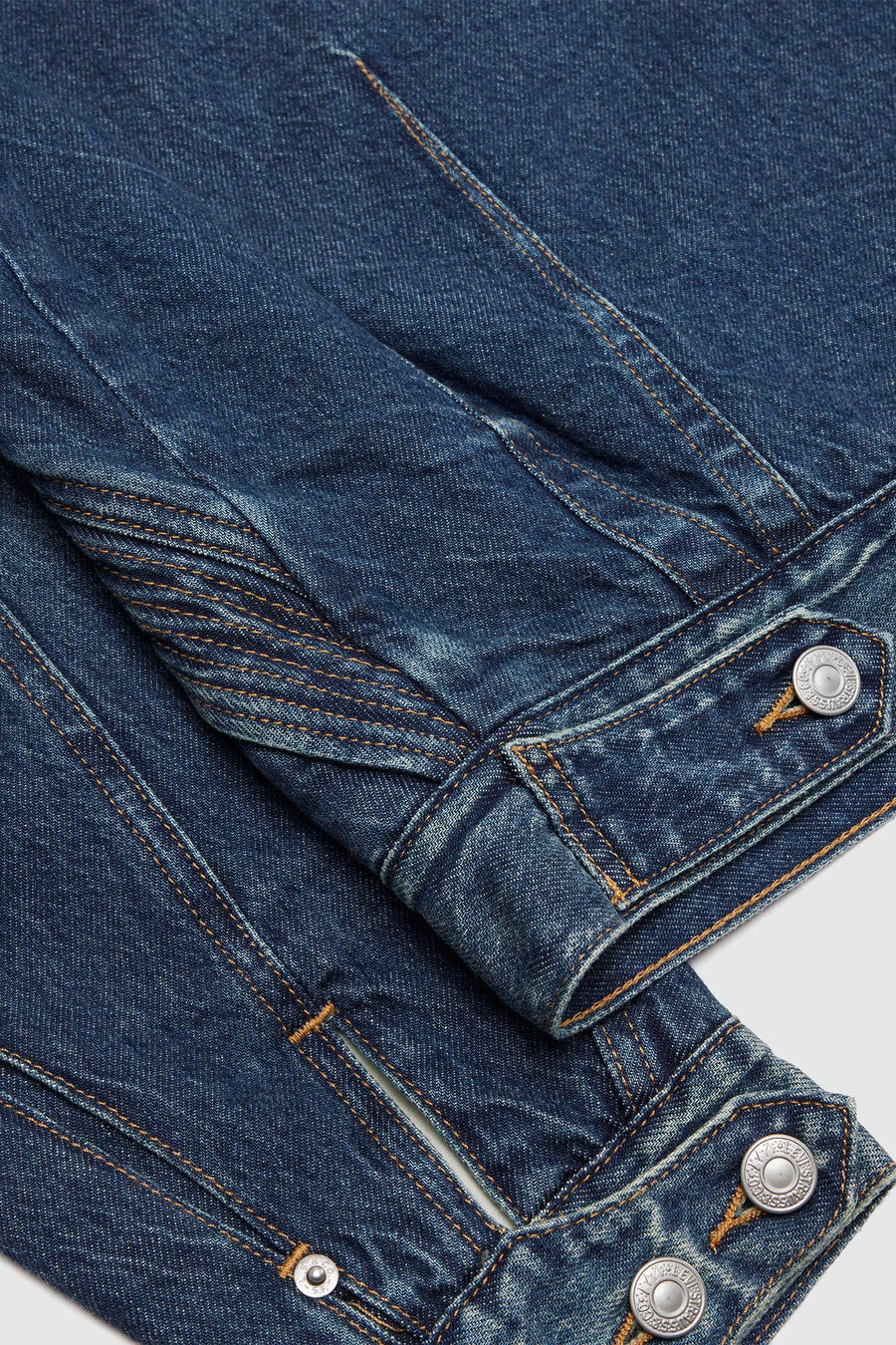 Kiko Kostadinov Denim Jacket in Medium Wash