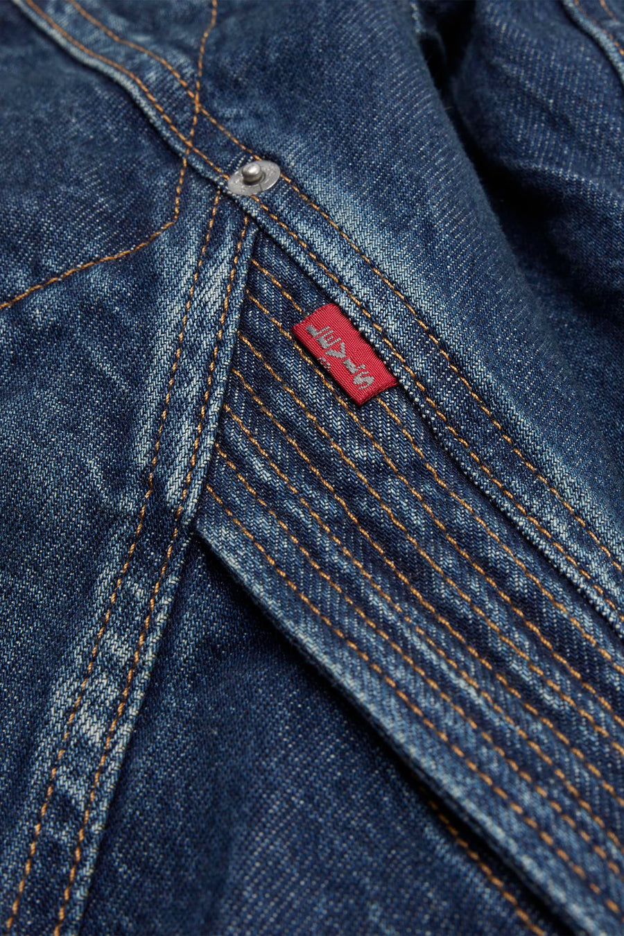 Kiko Kostadinov Denim Jacket in Medium Wash
