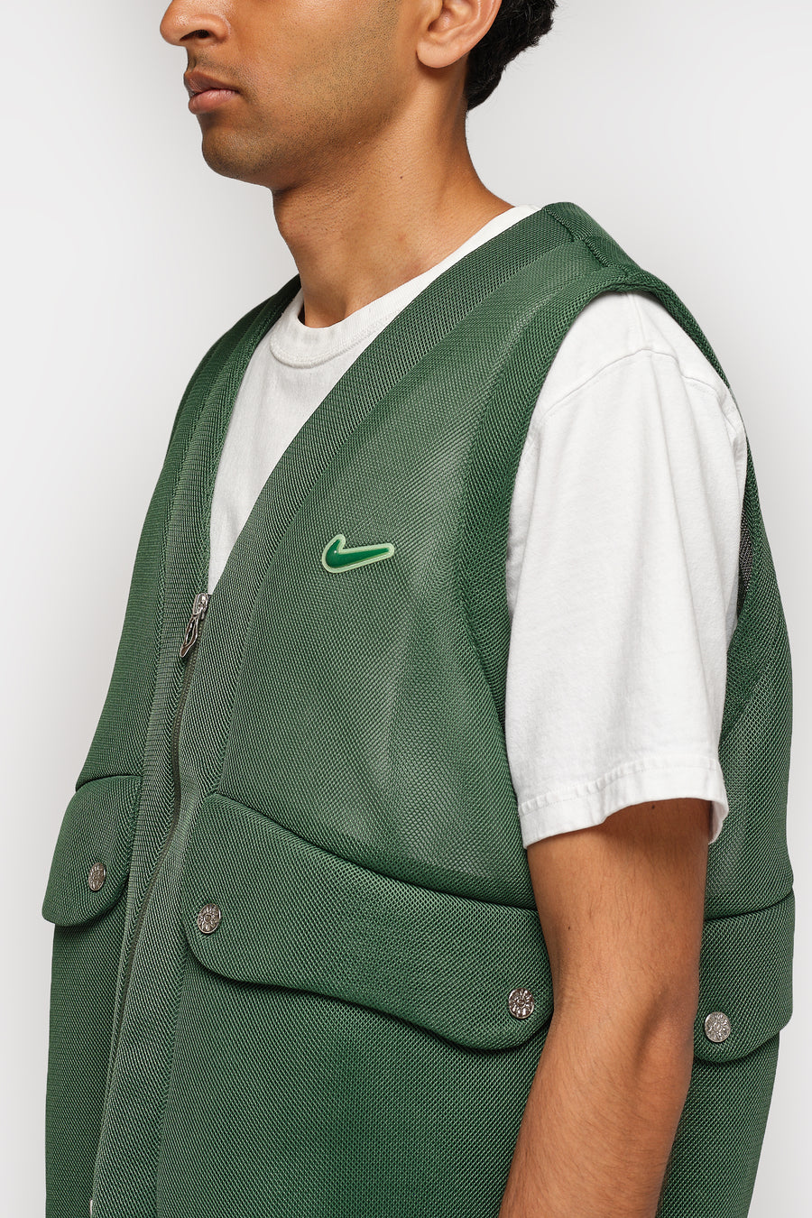 Nike Project F.R.O.G. Bubble Pod Vest in Fir/Barely Volt/Fir - Notre