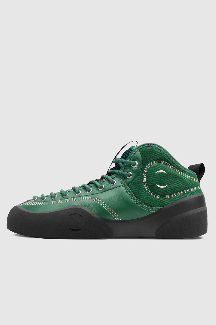 Village PM 1 Mid PM Sneaker in Green/Natural Black - Notre