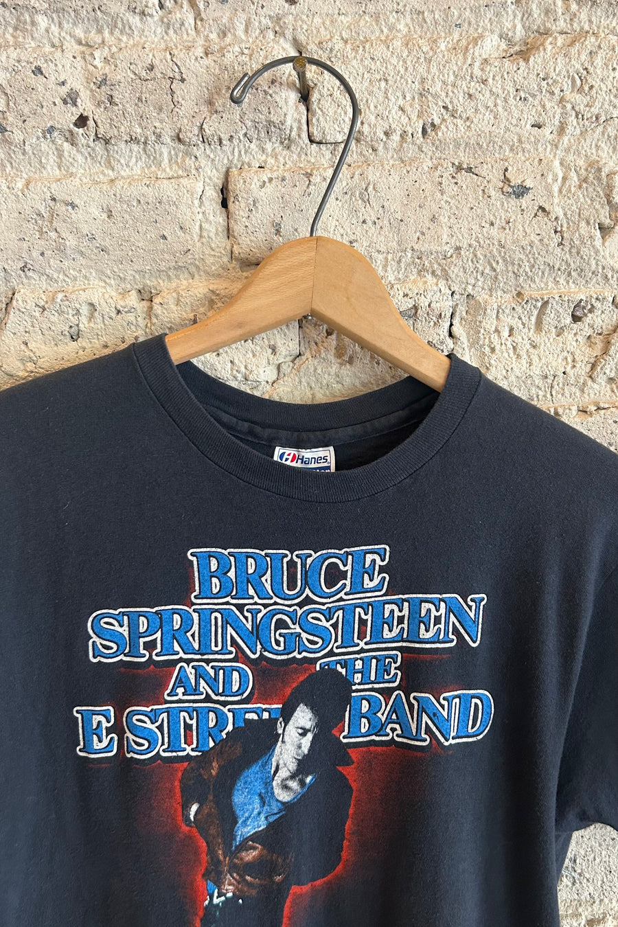 Wesley Supply Co 1980's Bruce Springsteen Born in the USA T-Shirt in Black - Notre