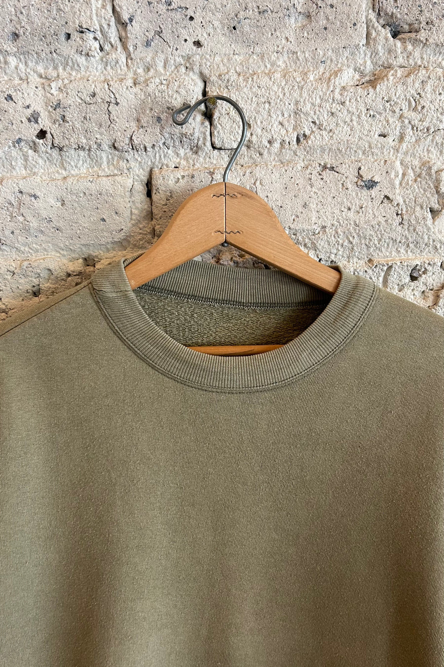 Wesley Supply Co 1970's French Sweatshirt in Light Olive Green - Notre
