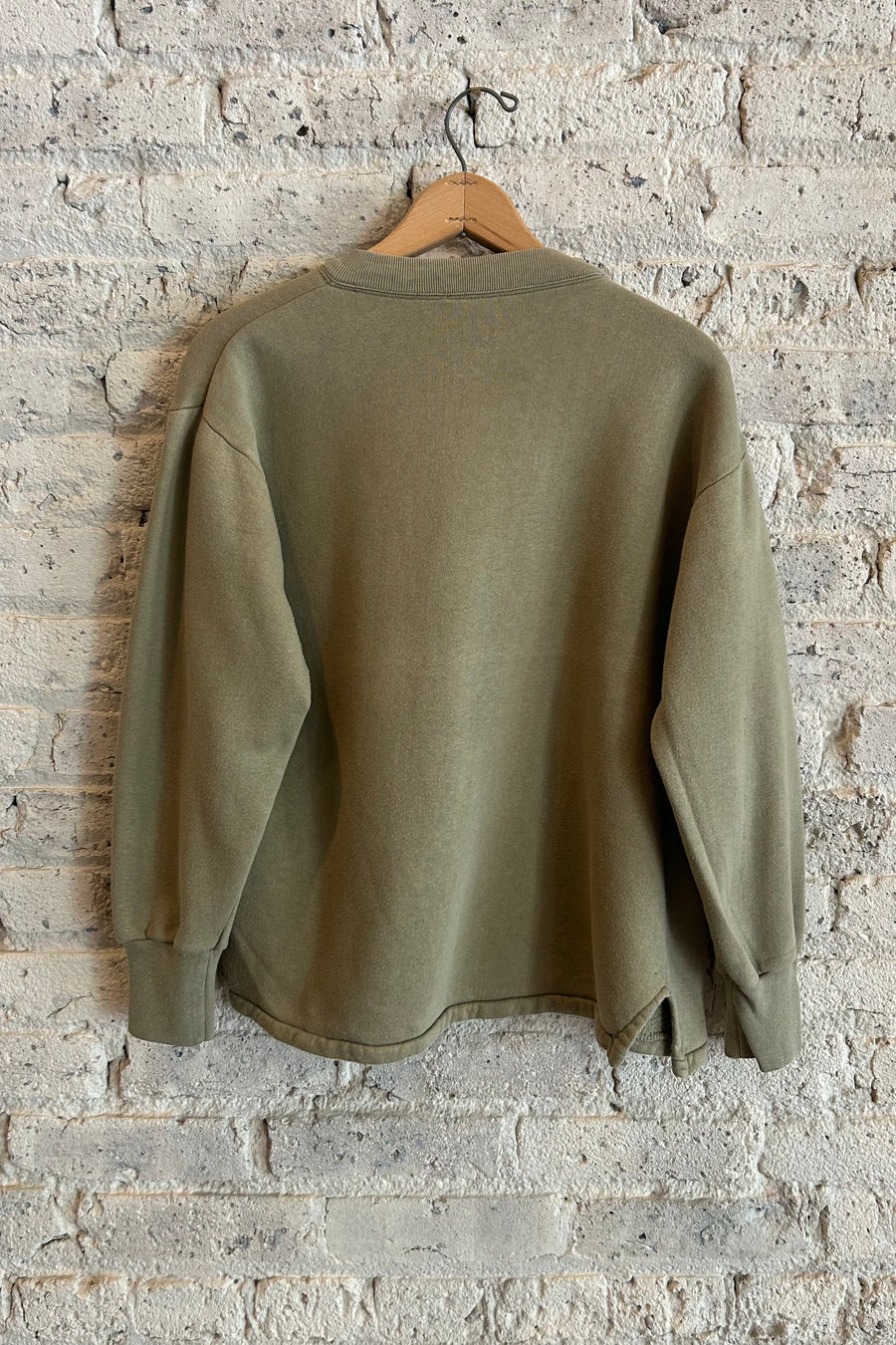 Wesley Supply Co 1970's French Sweatshirt in Light Olive Green - Notre