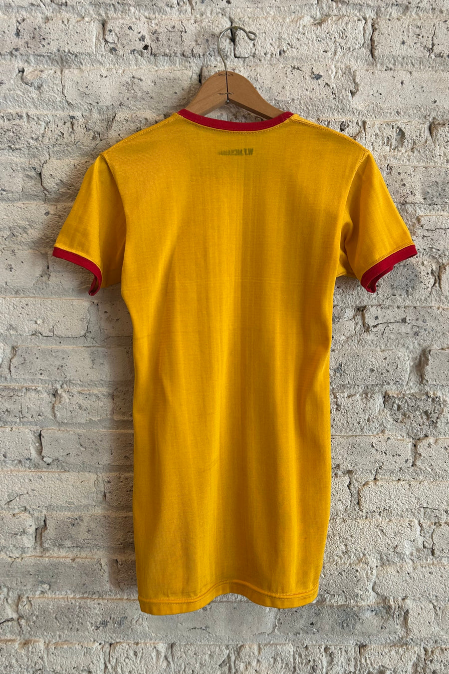 Wesley Supply Co 1950's USMC Ringer Jersey T-Shirt in Red/Yellow - Notre