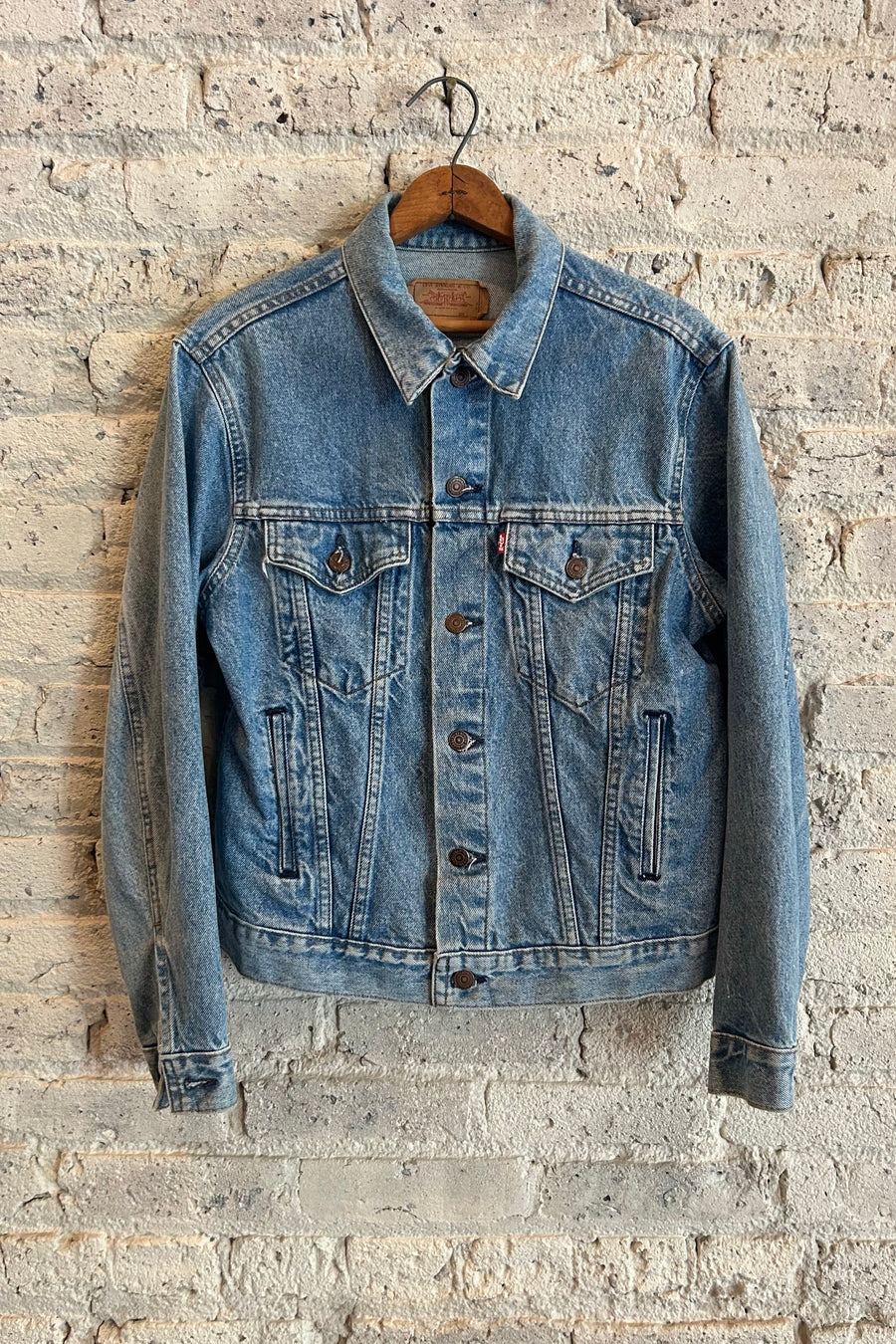 Wesley Supply Co 1980's Levi's Faded Denim Jacket in Light Blue - Notre