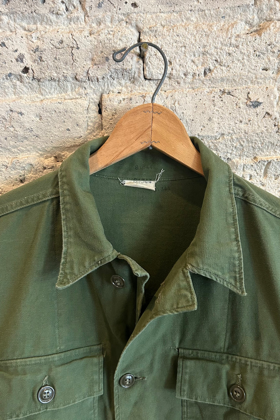 Wesley Supply Co 1960's OG 107 Shirt in Olive - Notre