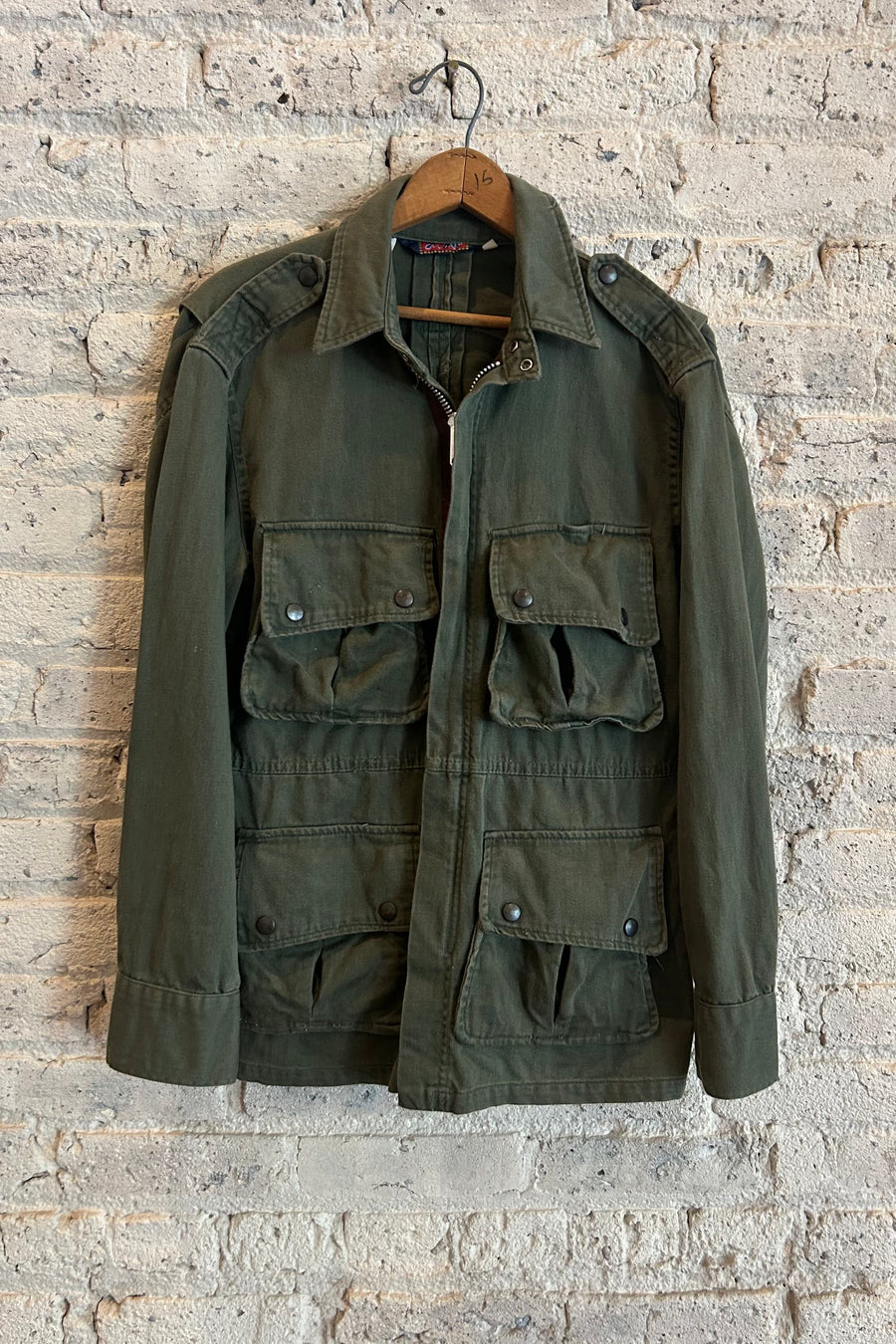 Wesley Supply Co 1970's WW2 Paratrooper Style Jacket in Olive - Notre