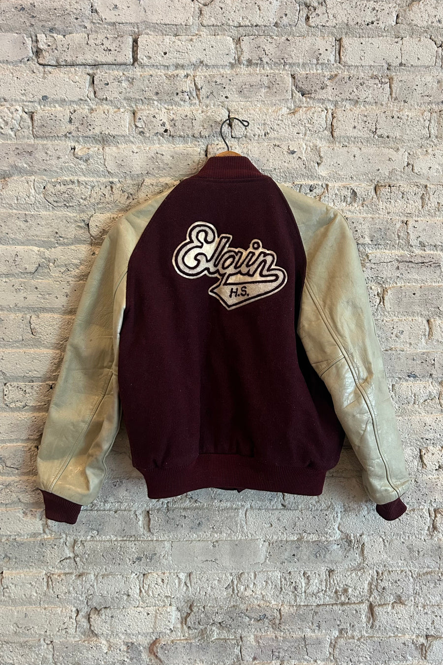 Wesley Supply Co 1970's Butwin Elgin Varsity Jacket in Burgundy - Notre